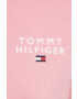 Tommy Hilfiger Mikina růžová barva s aplikací - Pepit.cz