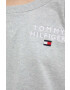 Tommy Hilfiger Mikina dámská šedá barva s potiskem - Pepit.cz