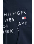 Tommy Hilfiger Mikina pánská tmavomodrá barva s kapucí s potiskem - Pepit.cz