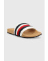 Tommy Hilfiger Pantofle CORPORATE CORK POOL SLIDE pánské bílá barva FM0FM04466 - Pepit.cz