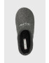 Tommy Hilfiger Pantofle Home Slipper Felt šedá barva - Pepit.cz