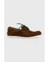 Tommy Hilfiger Semišové mokasíny TH BOAT SHOE CORE SUEDE pánské hnědá barva FM0FM04505 - Pepit.cz