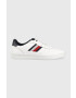 Tommy Hilfiger Sneakers boty bílá barva - Pepit.cz