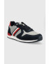 Tommy Hilfiger Sneakers boty ICONIC RUNNER MIX tmavomodrá barva FM0FM04282 - Pepit.cz