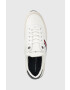 Tommy Hilfiger Sneakers boty Iconic Sock Runner Mix bílá barva - Pepit.cz