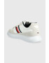 Tommy Hilfiger Sneakers boty LIGHTWEIGHT LEATHER MIX CUP bílá barva FM0FM04427 - Pepit.cz