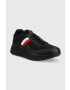 Tommy Hilfiger Sneakers boty PREMIUM LIGHTWEIGHT RUNNER KNIT černá barva - Pepit.cz