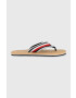 Tommy Hilfiger Žabky HILFIHER CORK BEACH SANDAL pánské tmavomodrá barva FM0FM04475 - Pepit.cz