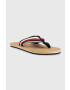 Tommy Hilfiger Žabky HILFIHER CORK BEACH SANDAL pánské tmavomodrá barva FM0FM04475 - Pepit.cz