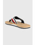 Tommy Hilfiger Žabky HILFIHER CORK BEACH SANDAL pánské tmavomodrá barva FM0FM04475 - Pepit.cz