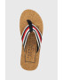 Tommy Hilfiger Žabky HILFIHER CORK BEACH SANDAL pánské tmavomodrá barva FM0FM04475 - Pepit.cz