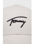 Tommy Jeans Bavlněná baseballová čepice bílá barva s aplikací - Pepit.cz