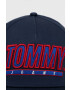 Tommy Jeans Bavlněná baseballová čepice tmavomodrá barva s aplikací - Pepit.cz