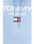 Tommy Jeans Bavlněná mikina pánská s kapucí s aplikací - Pepit.cz