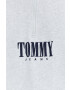 Tommy Jeans Bavlněná mikina pánská šedá barva melanžová - Pepit.cz