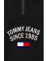 Tommy Jeans Bavlněná mikina pánská černá barva s aplikací - Pepit.cz