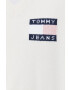 Tommy Jeans Bavlněná vesta bílá barva - Pepit.cz