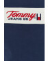 Tommy Jeans Bavlněné tričko tmavomodrá barva s aplikací - Pepit.cz