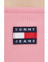 Tommy Jeans Body dámské růžová barva - Pepit.cz