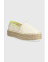 Tommy Jeans Espadrilky FLATFORM ESPADRILLE béžová barva na platformě EN0EN02078 - Pepit.cz