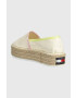 Tommy Jeans Espadrilky FLATFORM ESPADRILLE béžová barva na platformě EN0EN02078 - Pepit.cz