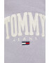 Tommy Jeans Kalhoty pánské vínová barva ve střihu chinos - Pepit.cz