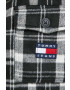 Tommy Jeans Košile dámská černá barva relaxed s klasickým límcem - Pepit.cz