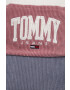 Tommy Jeans Manšestrový klobouok růžová barva - Pepit.cz