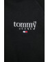 Tommy Jeans Mikina dámská černá barva hladká - Pepit.cz