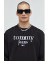 Tommy Jeans Mikina pánská černá barva s aplikací - Pepit.cz