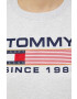 Tommy Jeans Mikina pánská tmavomodrá barva s aplikací - Pepit.cz