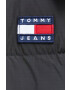 Tommy Jeans Péřová bunda pánská černá barva zimní - Pepit.cz