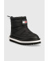 Tommy Jeans Sněhule Padded Wmns Boot černá barva - Pepit.cz