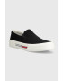 Tommy Jeans Tenisky SLIP ON CANVAS COLOR pánské černá barva EM0EM01156 - Pepit.cz