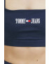 Tommy Jeans Top dámský tmavomodrá barva - Pepit.cz