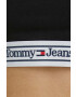 Tommy Jeans Tričko s dlouhým rukávem černá barva - Pepit.cz