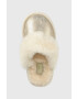 Ugg Dětské papuče Cozy Ii Metallic zlatá barva - Pepit.cz