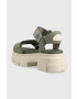 Ugg Sandály Ashton Ankle dámské zelená barva na platformě 1136764 - Pepit.cz