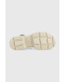 Ugg Sandály Ashton Ankle dámské zelená barva na platformě 1136764 - Pepit.cz