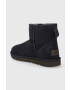 Ugg Semišové sněhule Classic Mini II tmavomodrá barva 1016222 - Pepit.cz