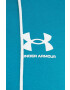 Under Armour Tréninková mikina Rival zelená barva s kapucí 1370396-001 - Pepit.cz