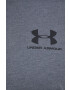 Under Armour Tričko s dlouhým rukávem šedá barva s potiskem 1329585-036 - Pepit.cz