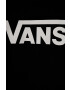 Vans Dětská bavlněná mikina CLASSIC CREW černá barva s potiskem - Pepit.cz