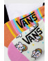 Vans Dětské ponožky RAINBOW RIDER CANOODLE White/Black 3-pack - Pepit.cz