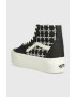 Vans Kecky SK8-Hi Tapered Stackform dámské šedá barva VN0A5JMKBMA1 VN0A5JMKBMA1-BLACK - Pepit.cz