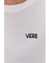 Vans Tričko s dlouhým rukávem dámské bílá barva VN0A4OUQWHT1-White - Pepit.cz