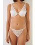 women'secret Tanga Leaf Lace Ivory - Pepit.cz