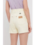 Wrangler Džínové šortky dámské hladké high waist - Pepit.cz