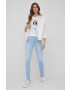 Wrangler Džíny High Rise Skinny Soft Blue dámské high waist - Pepit.cz