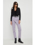 Wrangler Džíny Mom Purple Rock dámské high waist - Pepit.cz